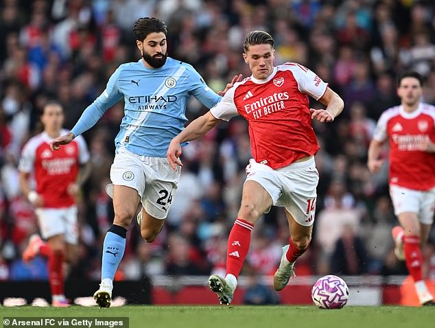 Manchester City will face Arsenal on April 19 in the Premier League's latest TV fixtures