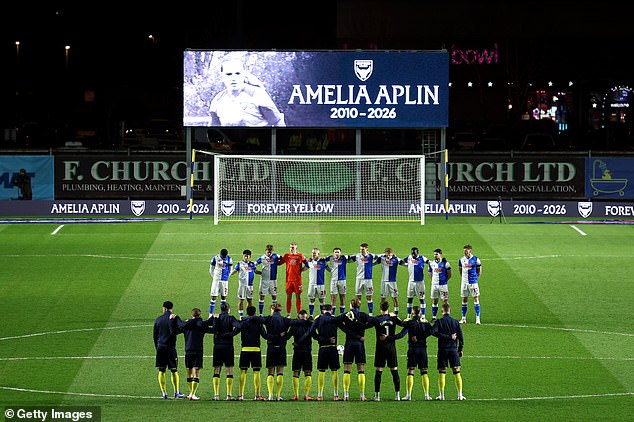 A minute's silence was held at Oxford United's Kassam Stadium last night prior to their 1-0 Championship win over Blackburn Rovers