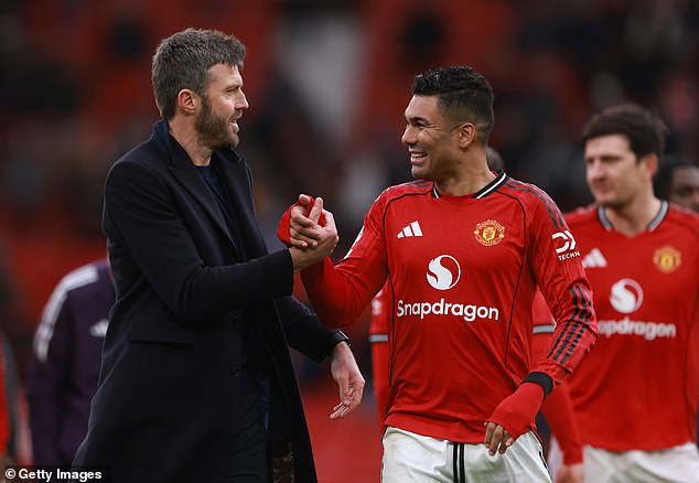 Carrick guided United to their seventh win in nine under him with a 3-1 win over Aston Villa