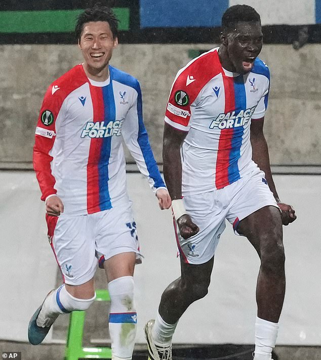 Ismaila Sarr scored twice as Crystal Palace beat AEK Larnaca 2-1 to progress to the Conference League quarter-finals