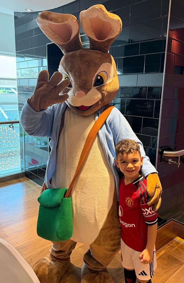 The Easter Bunny takes advantage of a gap in the fixtures and pays a visit to Carrington