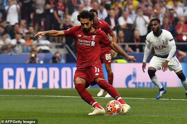 One year on from seeing his Champions League dream cruelly crushed by Sergio Ramos, it was redemption for Salah in Madrid as he scored a penalty against Tottenham