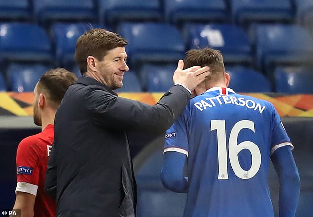 Patterson broke through for Rangers under Steven Gerrard as the Ibrox men claimed the title