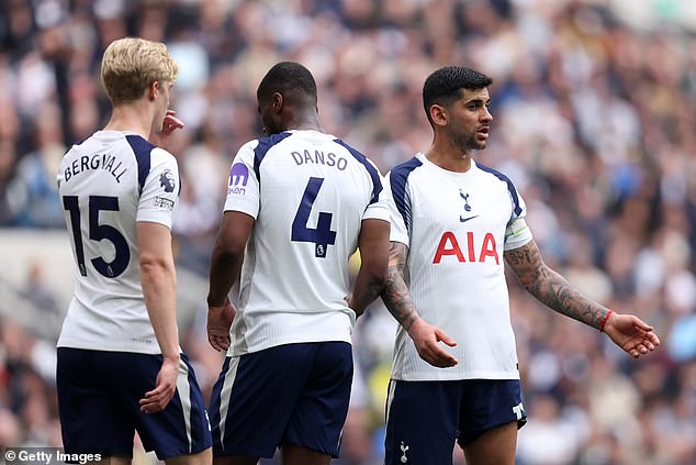 Tottenham are a point above the relegation zone and are clinging to their Premier League status