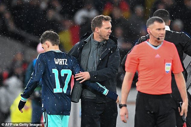 Wirtz has credited Germany boss Julian Nagelsmann with helping him through a tough start to life at Liverpool