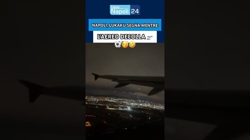 GOL LUKAKU, l'esultanza dei tifosi mentre l'AEREO è in VOLO ✈️🥳🤣