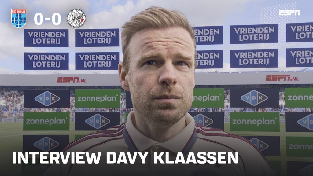 Davy Klaassen niet blij met veld in Zwolle: "Je kan de BAL hier niet VERTROUWEN" 🌱⚽️ | Interview