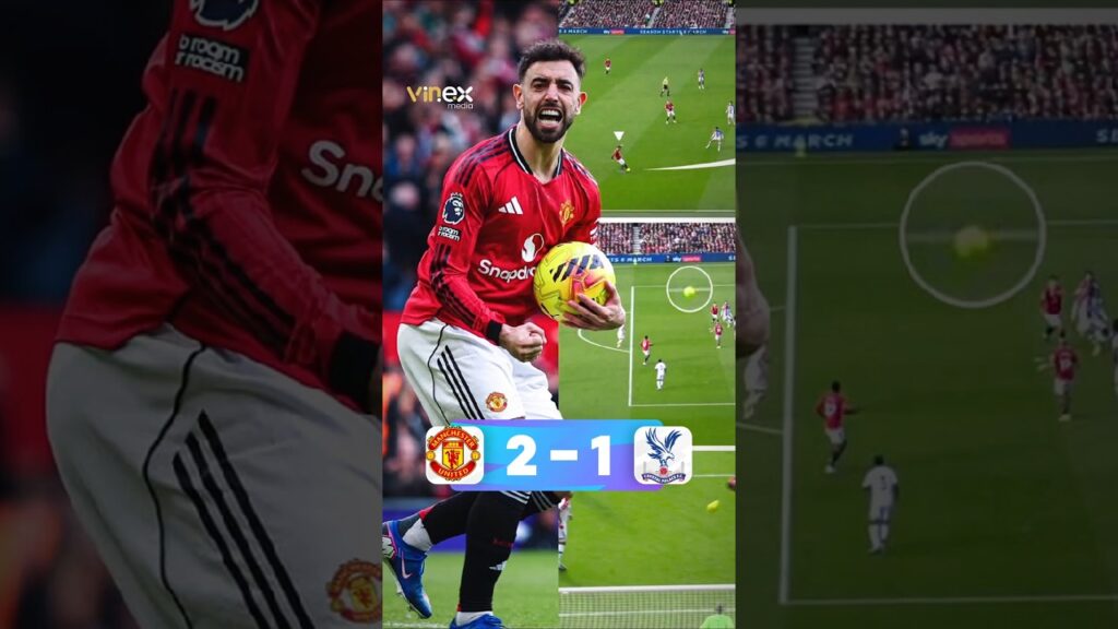 Goal Bruno Fernandes Manchester United vs Crystal Palace #football #manchesterunited #brunofernandes