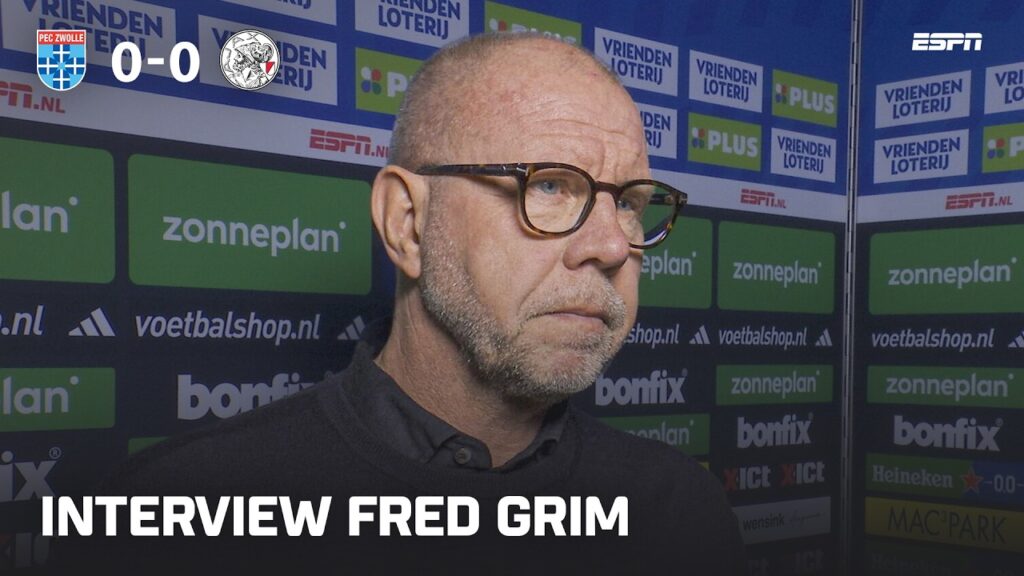 Fred Grim: "Ik denk dat wij gewoon een HELE SLECHTE WEDSTRIJD gespeeld hebben" 📉😡 | Interview