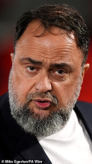 Evangelos Marinakis expects Forest to stay up and also wants European glory