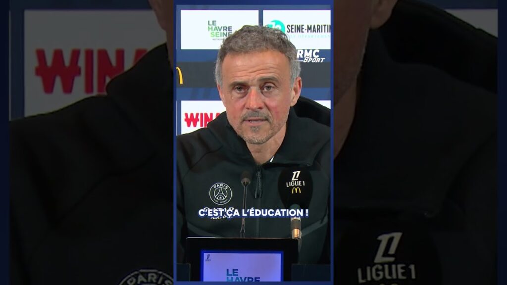 PSG : "C'est ça l'éducation", la nouvelle blague de Luis Enrique en conf' de presse
