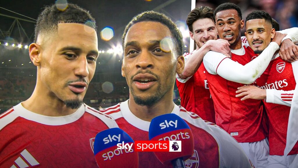 "Something beautiful to come" 🏆 | William Saliba & Jurrien Timber react to Arsenal win over Chelsea