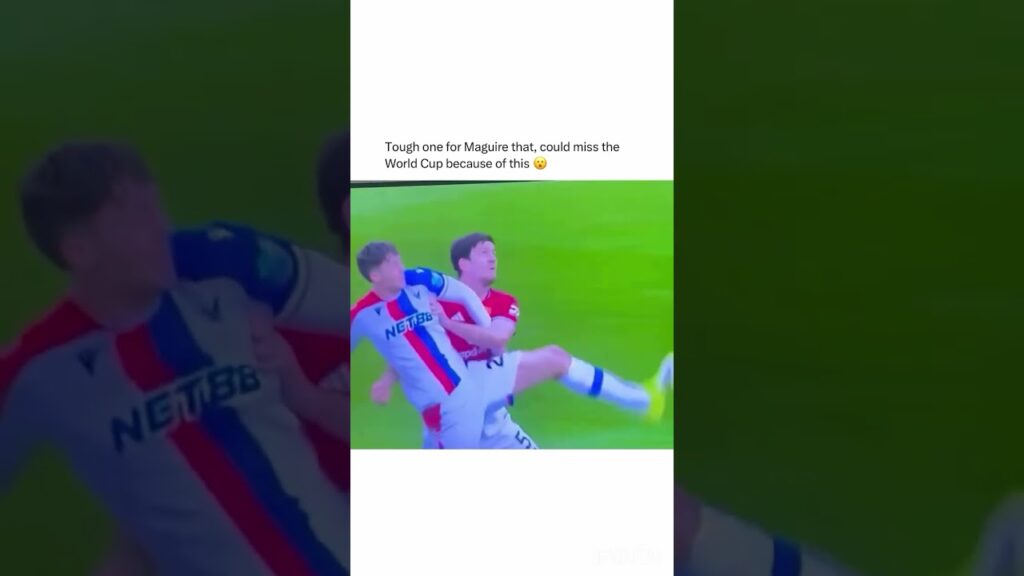 Harry Maguire, what the heck was that?😂😆 #footballfunny #footballshorts #shorts