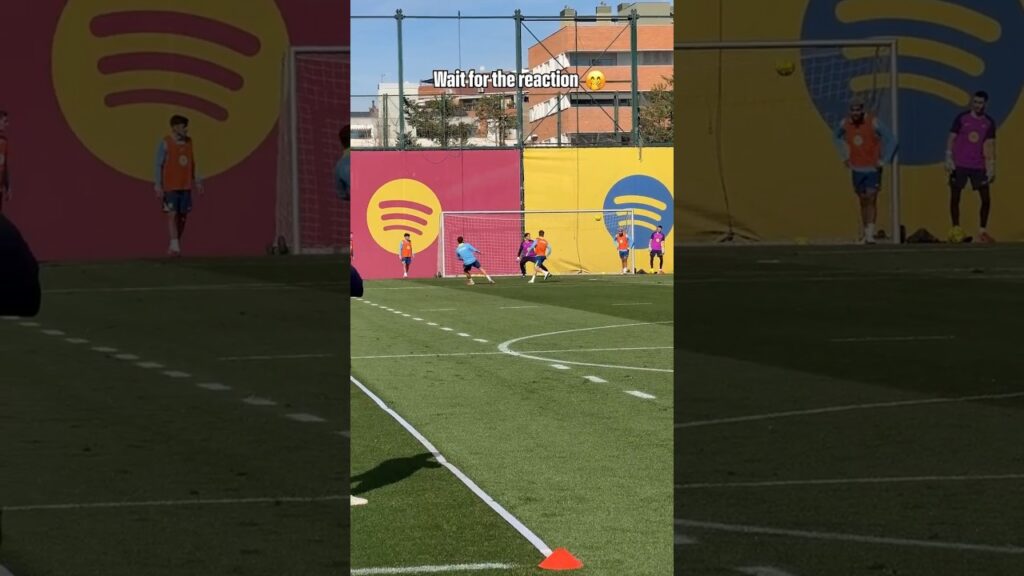 Did Eric Garcia just do that? 👀 #shorts #fcbarcelona #shortvideo