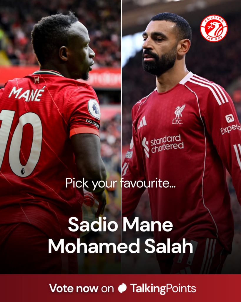Mo Salah and Sadio Mane for Liverpool