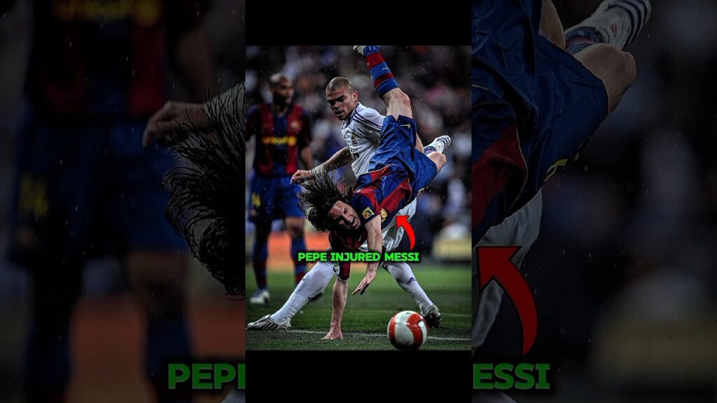 Pepe Injured Messi🥶 #shorts #viral #trending