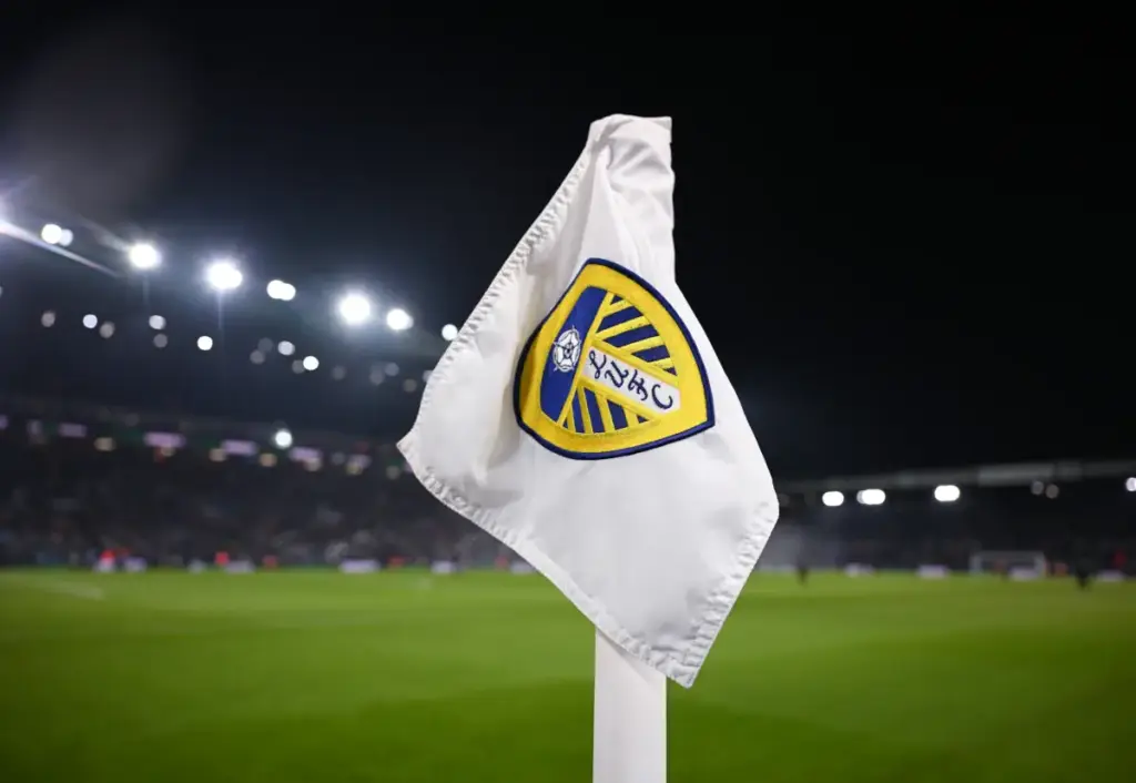 Leeds United corner flag at Elland Road