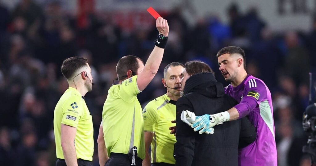 Leeds manager Daniel Farke prepared to make U-turn on controversial Man City red card Daily Mirror