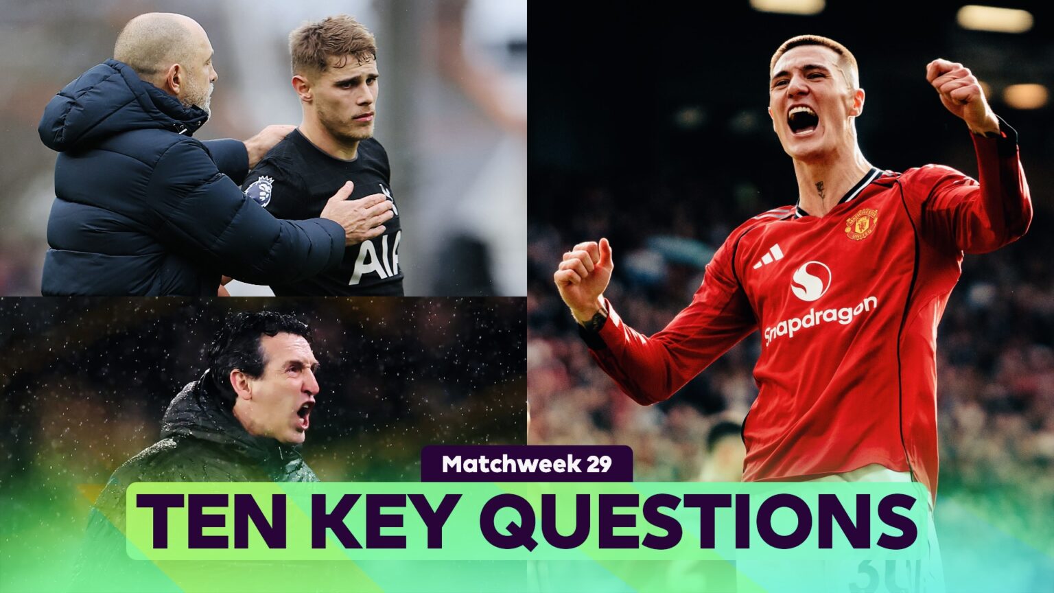 KEY questions for Matchweek 29's remaining fixtures