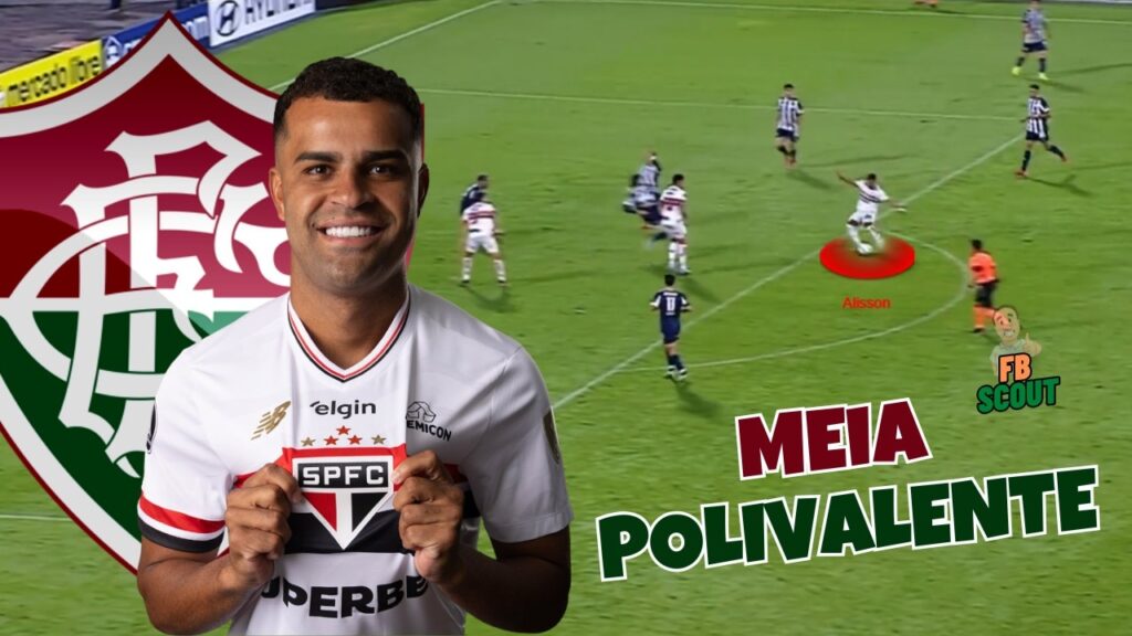 ALISSON PODE COMPOR O MEIO-CAMPO DO FLUMINENSE? VEJA COMO JOGA O ATLETA DE 32 ANOS