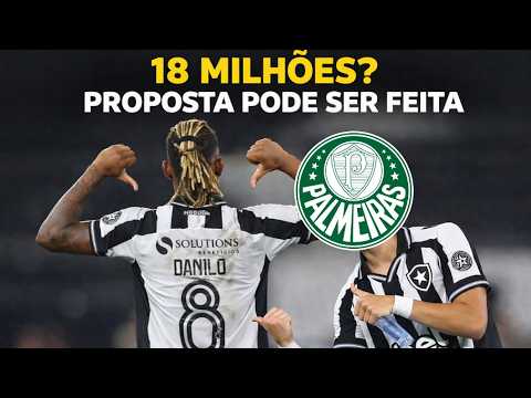 CAZÉ TV FALA SOBRE O INTERESSE DO PALMEIRAS POR DANILO, ALMADA E NINO