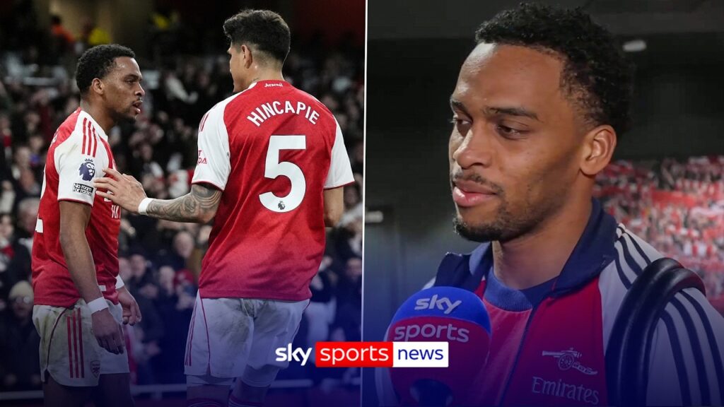 Jurrien Timber says 'dealing with anxiety' will be key for Arsenal's title hopes