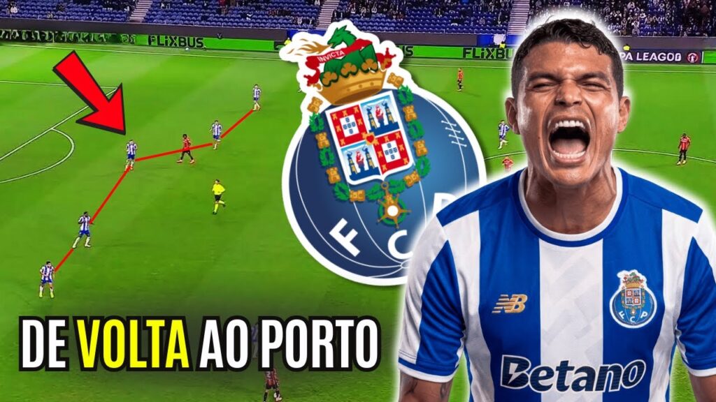 COMO THIAGO SILVA VAI JOGAR NO FC PORTO DE FARIOLI | ANÁLISE TÁTICA