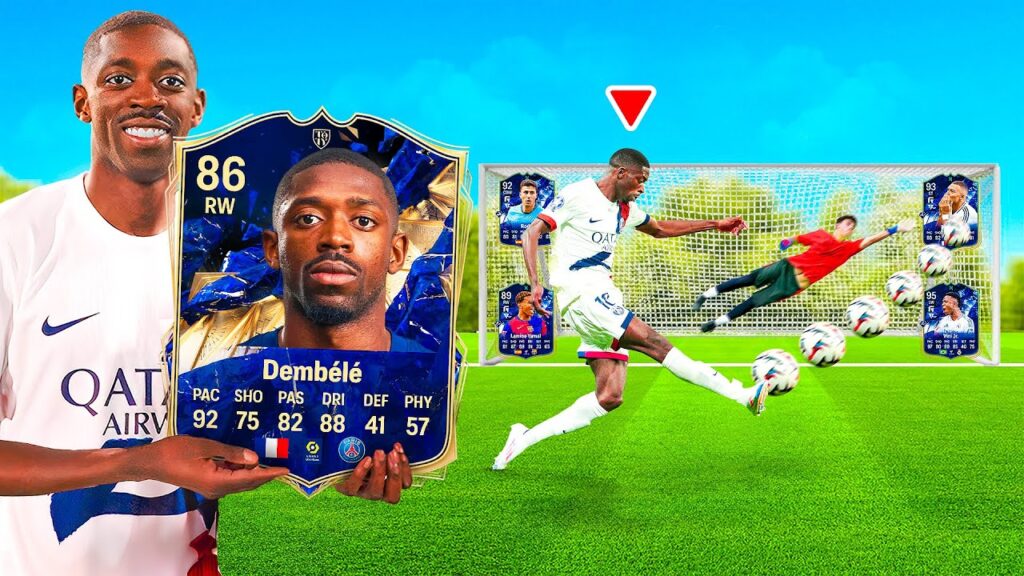 I Challenged Ousmane Dembele to A Football Competition