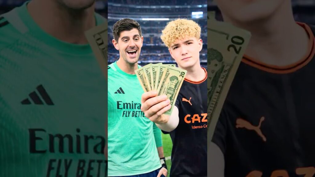 Every Courtois Save = $20 💸🧤 #shorts