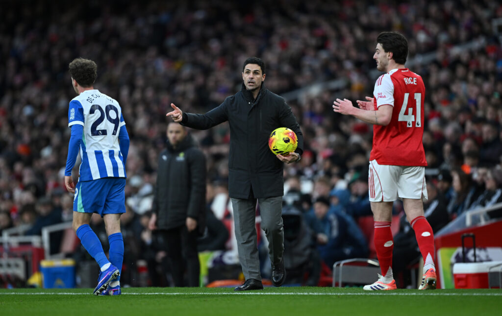 arsenal v brighton and hove albion premier league