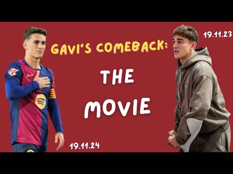Gavi's Incredible Comeback: One Year After the Injury 💙❤️‍🩹 | TRANSLATED TO ENGLISH
