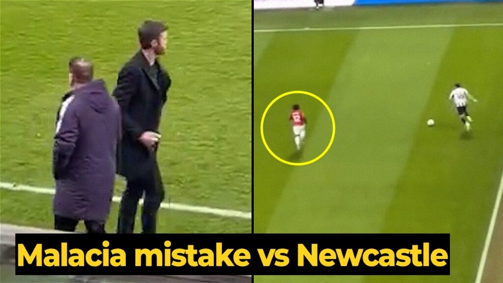 Carrick’s angry reaction to Malacia’s fatal mistakes that led to United’s loss vs Newcastle Carrick’s angry reaction to Malacia’s fatal mistakes that led to United’s loss vs Newcastle