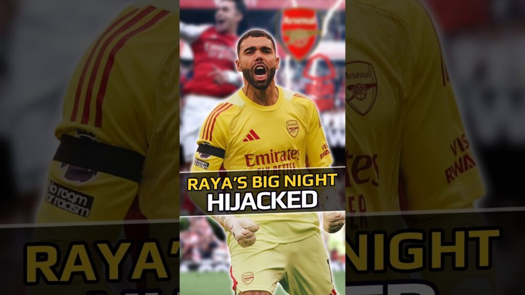 RAYA REACTS As Zubimendi Dominates The Emirates #shorts