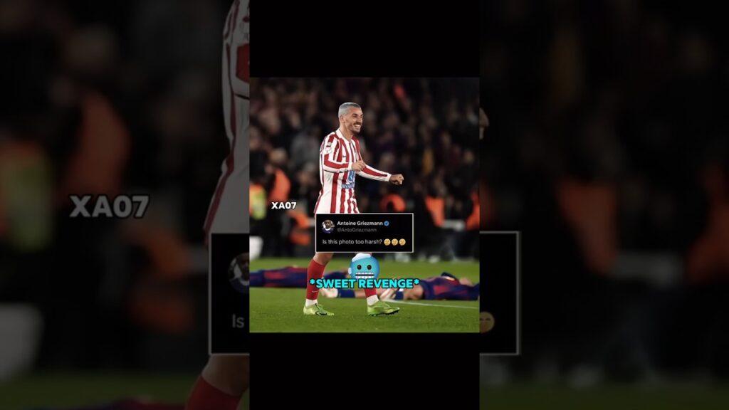 Griezman Took Sweet Revenge On Barcelona🥶🤯 #shorts #ronaldo #barcelona #atleticomadrid #shortsvideo