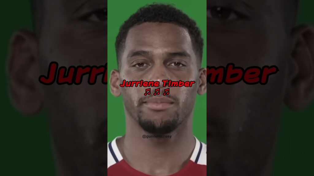 Jurrien Timber song "Our 🇳🇱 defender" 🎶  #arsenal #timber #jurrientimber #shorts #edit #football
