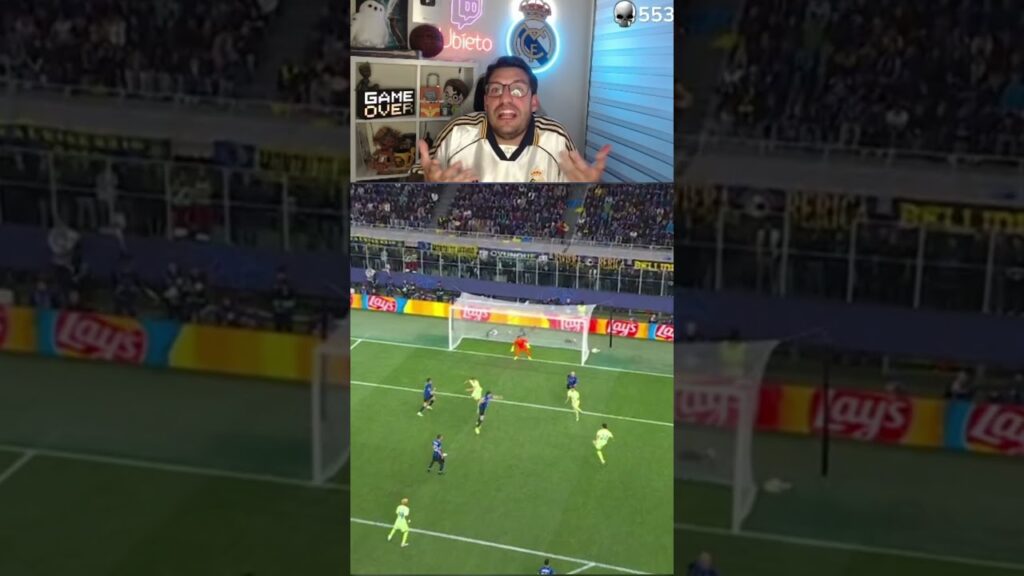 Golazo de Eric Garcia #futbol #fcbarcelona #ubietoo #championsleague #ericgarcia #shortsvideo