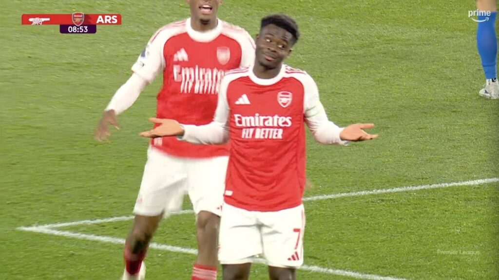 🔥 Bukayo Saka GOAL against Brighton | Saka goal vs Brighton | Arsenal vs Brighton HIGHLIGHTS