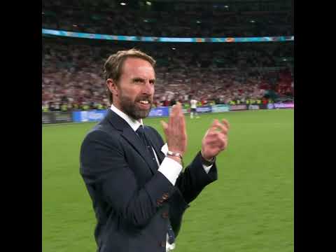 Gareth Southgate and England celebrate at Wembley! | #Shorts | ESPN FC