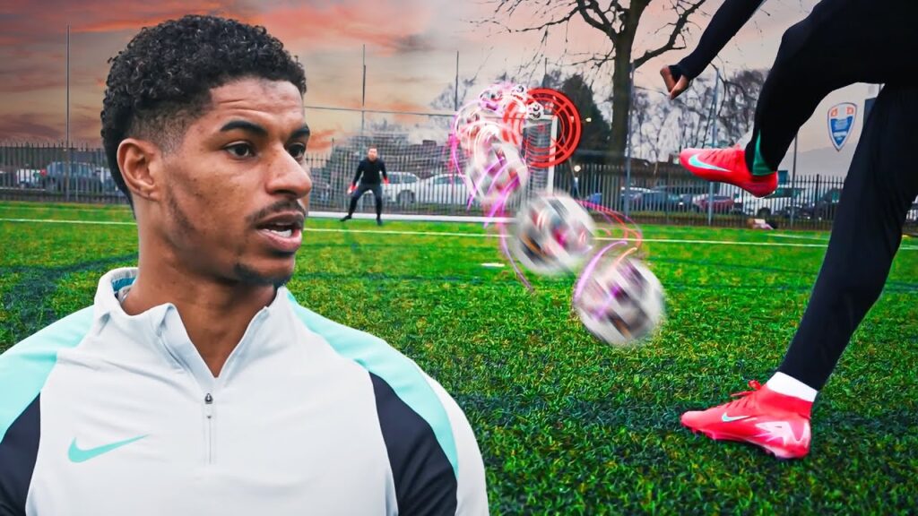 Improve your finishing with Rashford as your teacher