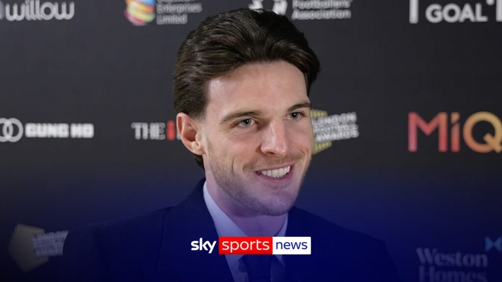 Declan Rice speaks about Arsenal's chances in the Premier League title race 🏆