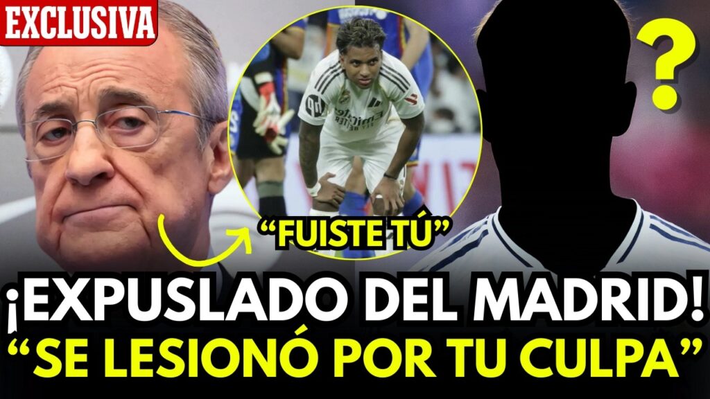 ÚLTIMA HORA: EXPULSADO DEL REAL MADRID POR LESIONAR A RODRYGO!