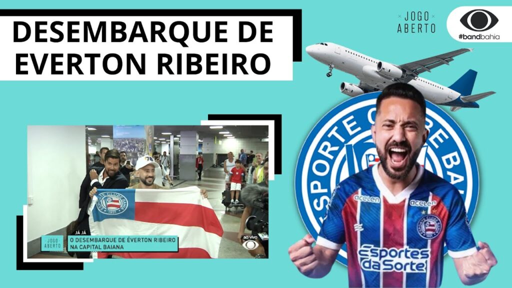 FECHOU O AEROPORTO | EVERTON RIBEIRO É RECEBIDO COM FESTA NA CHEGADA EM SALVADOR