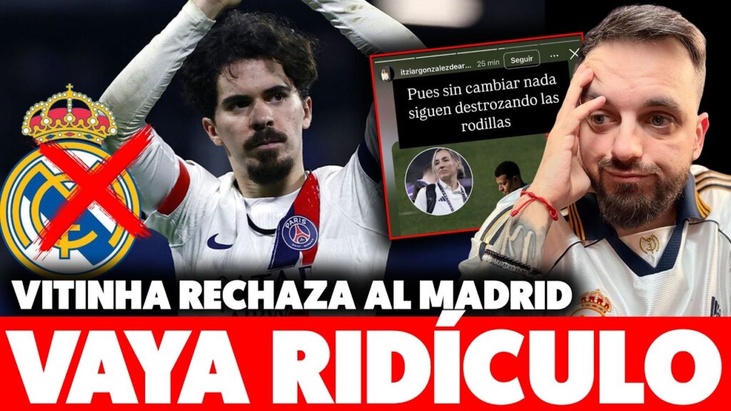 💥RIDÍCULO TOTAL: VITINHA RECHAZA al MADRID PÚBLICAMENTE · OTRA LESIÓN · ¿DEBUTA LAMINE FATI?