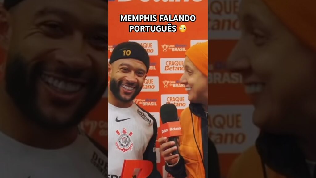 MEMPHIS FALANDO PORTUGUÊS #futebol #viralvideo #reels #short #shorts #y #corinthians #memphis #depay