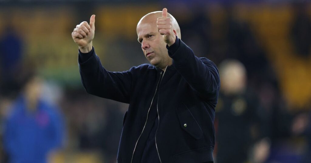 What Liverpool away end did spoke volumes as Arne Slot left with no other choice