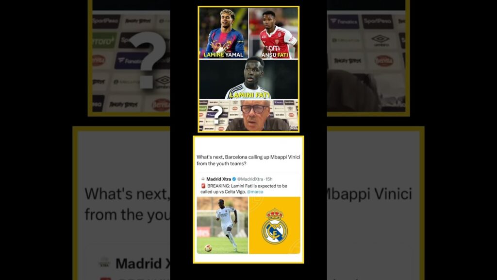 "Barcelona’s Young Stars & The Mystery of Lamine Fati! 🔥⚽"#Barcelona#LamineYamal#AnsuFati#FCBYouth