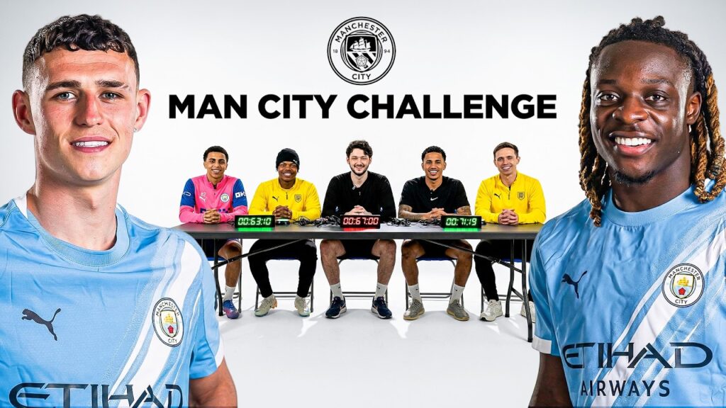 We Challenged Manchester City Stars.... (Phil Foden was UNREAL) 🤩