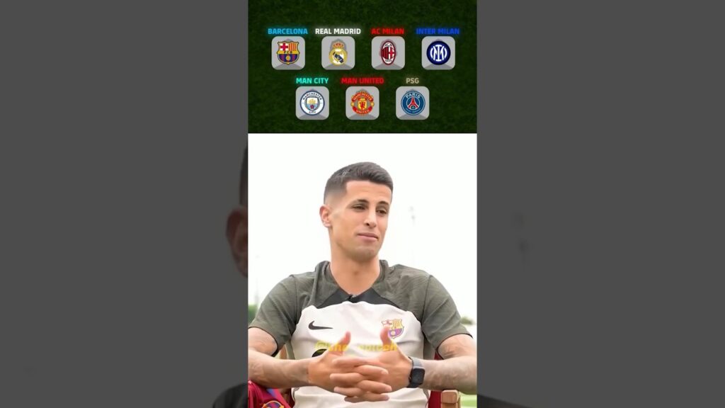 Joao Cancelo picked his favourite players from clubs 😱🔥 #efootball2023  #efootball2024