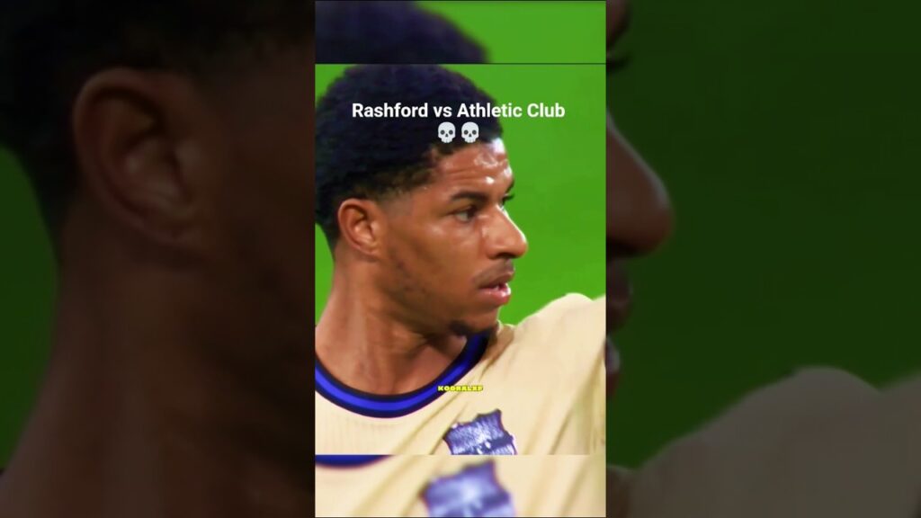 marcus rashford vs athletic club 💀💀 #barcelona #football