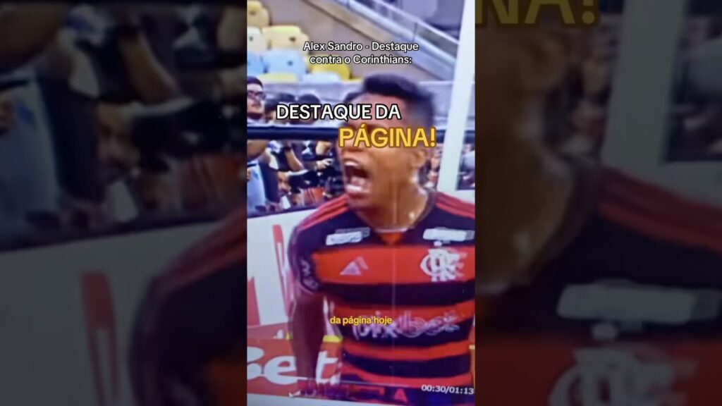 Alex Sandro jogou muito! ⚫️🔴 #alexsandro #primeirogol #flamengo #filipeluis